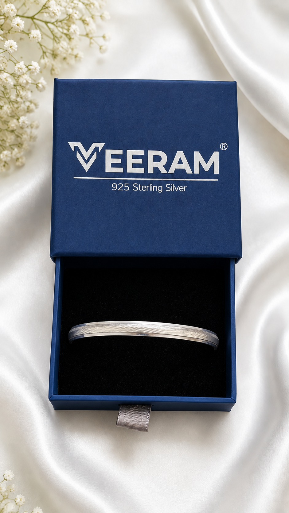 Silver Classic Warrior Kada