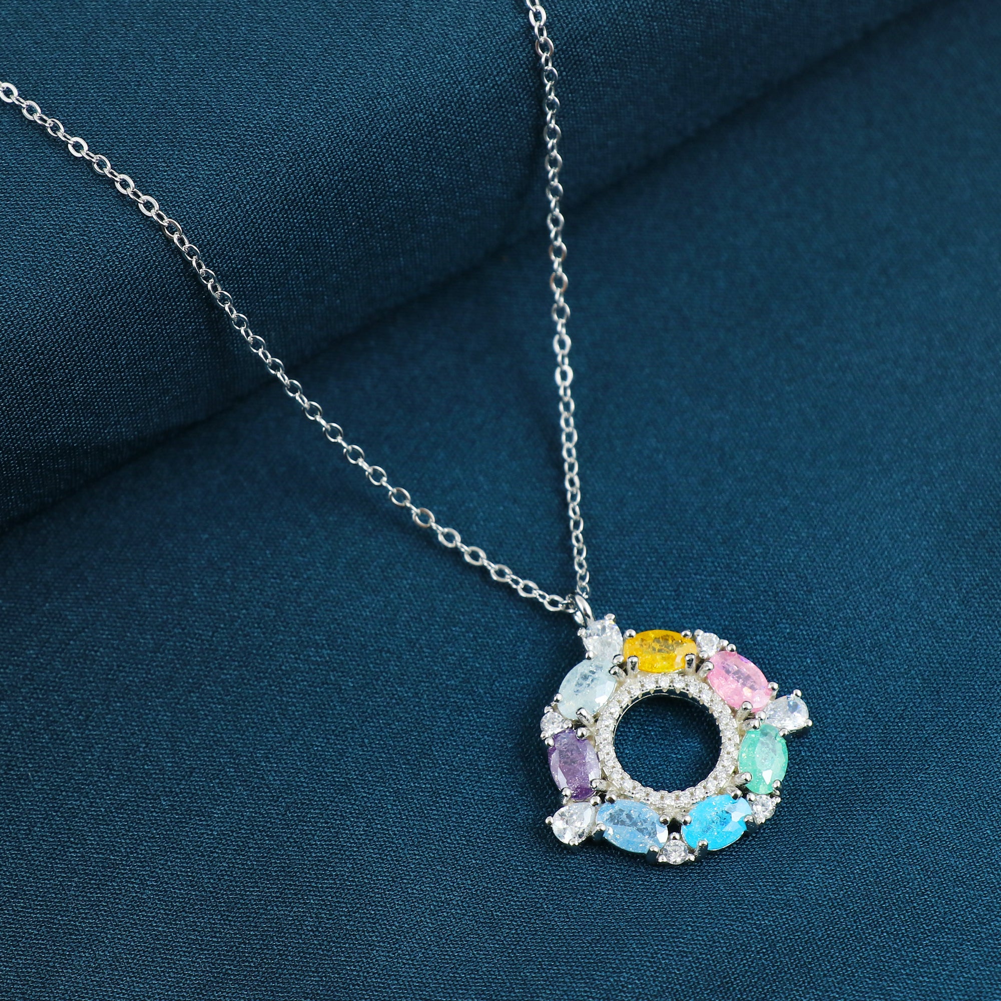Silver Celestial Prism Pendant
