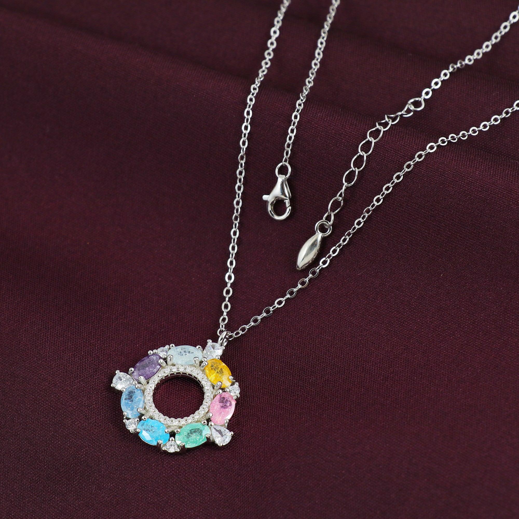 Silver Celestial Prism Pendant