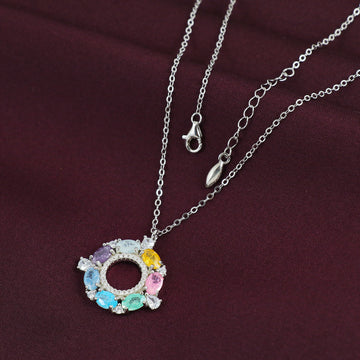 Silver Celestial Prism Pendant