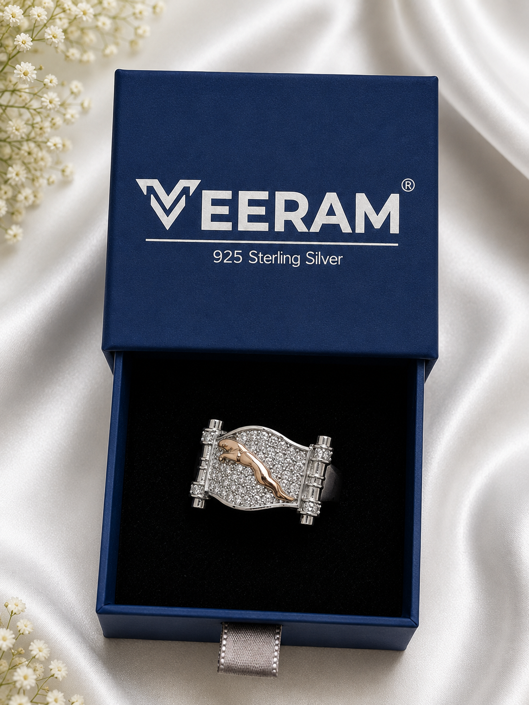 Royal Panther Diamond Men’s Ring
