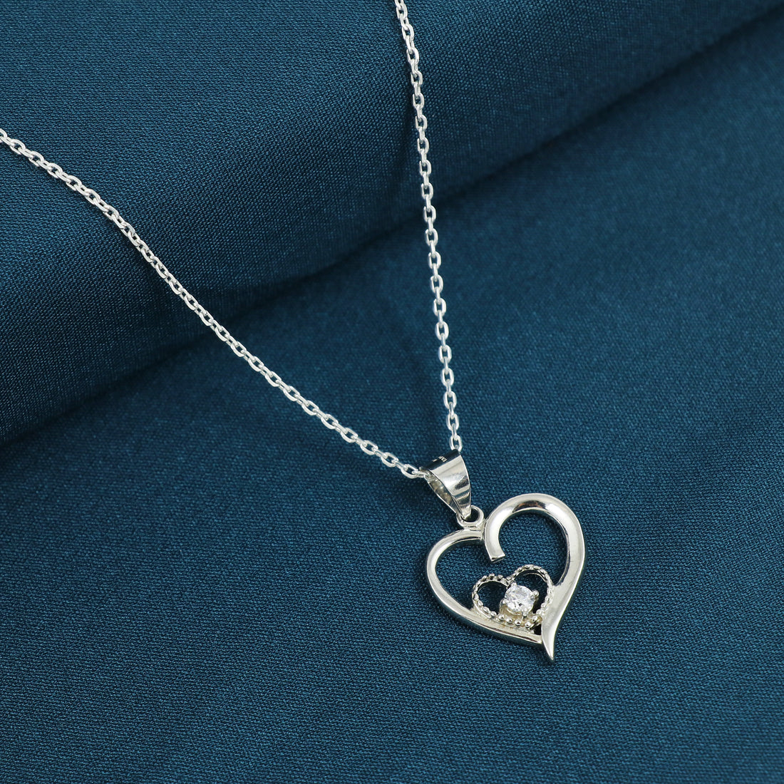 Silver Heart2Heart Necklace