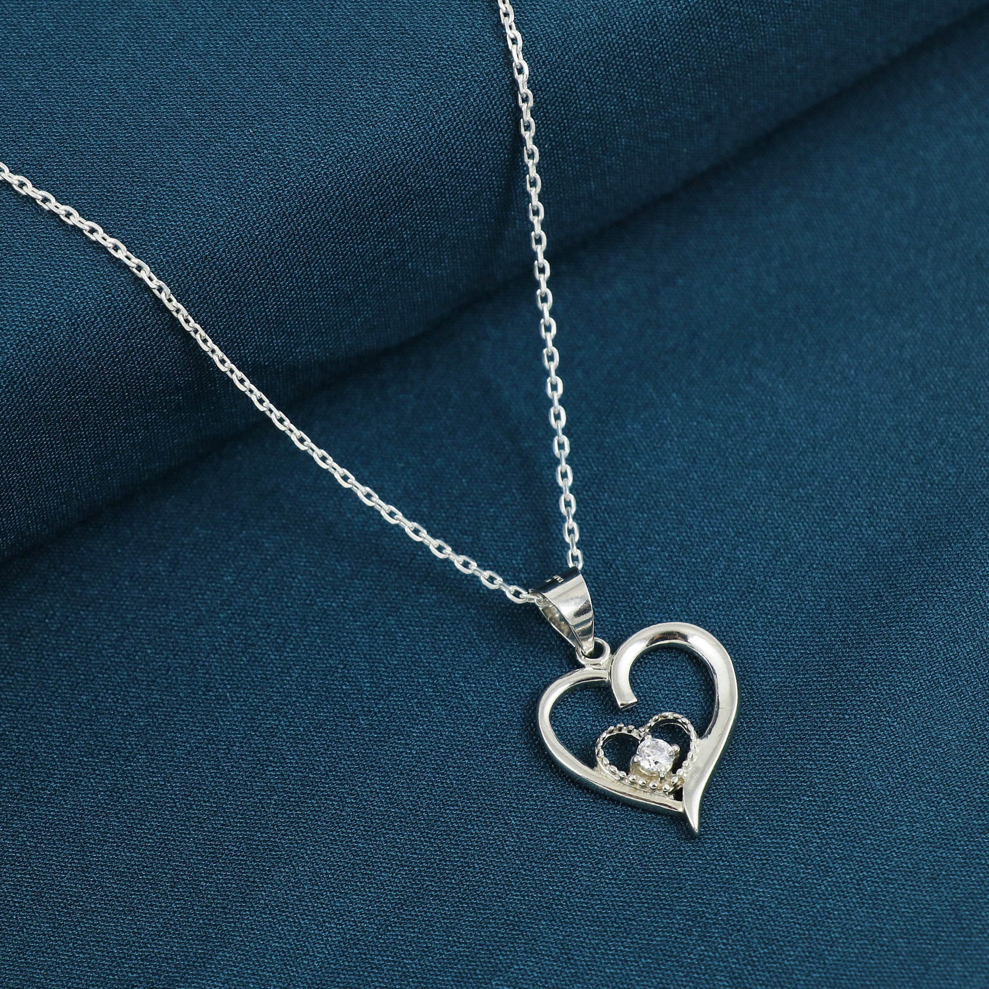 Silver Heart2Heart Necklace
