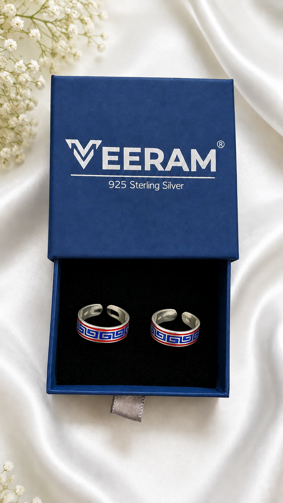 Oxidised Silver Exquisite Toerings