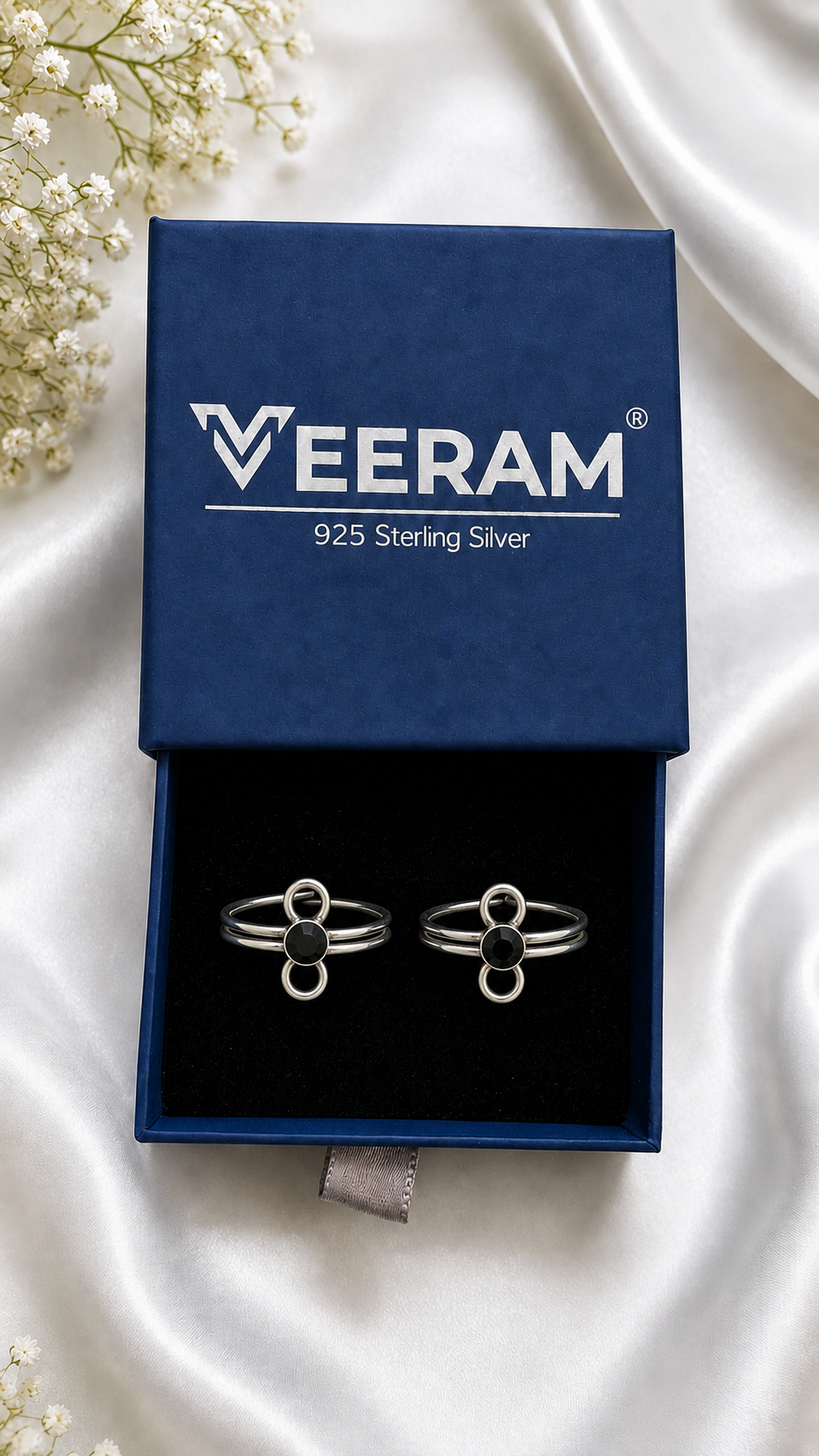Silver Radiant Hoop Toering