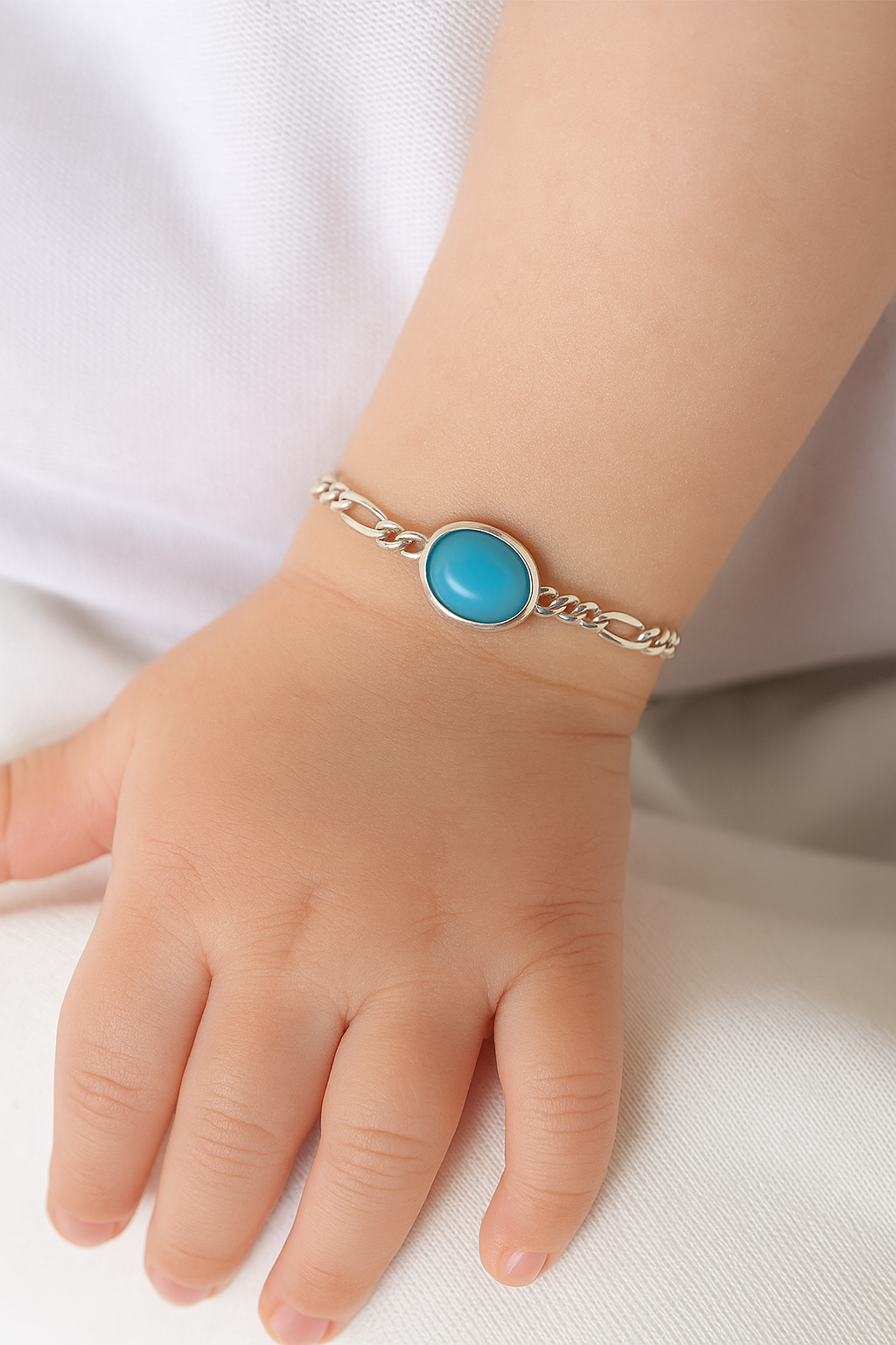 Silver Baby Salman Bracelet