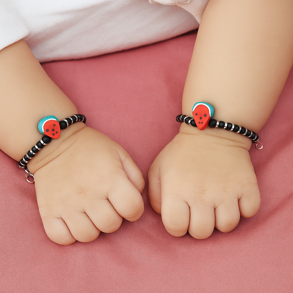 Silver Watermelon Nazariya Set