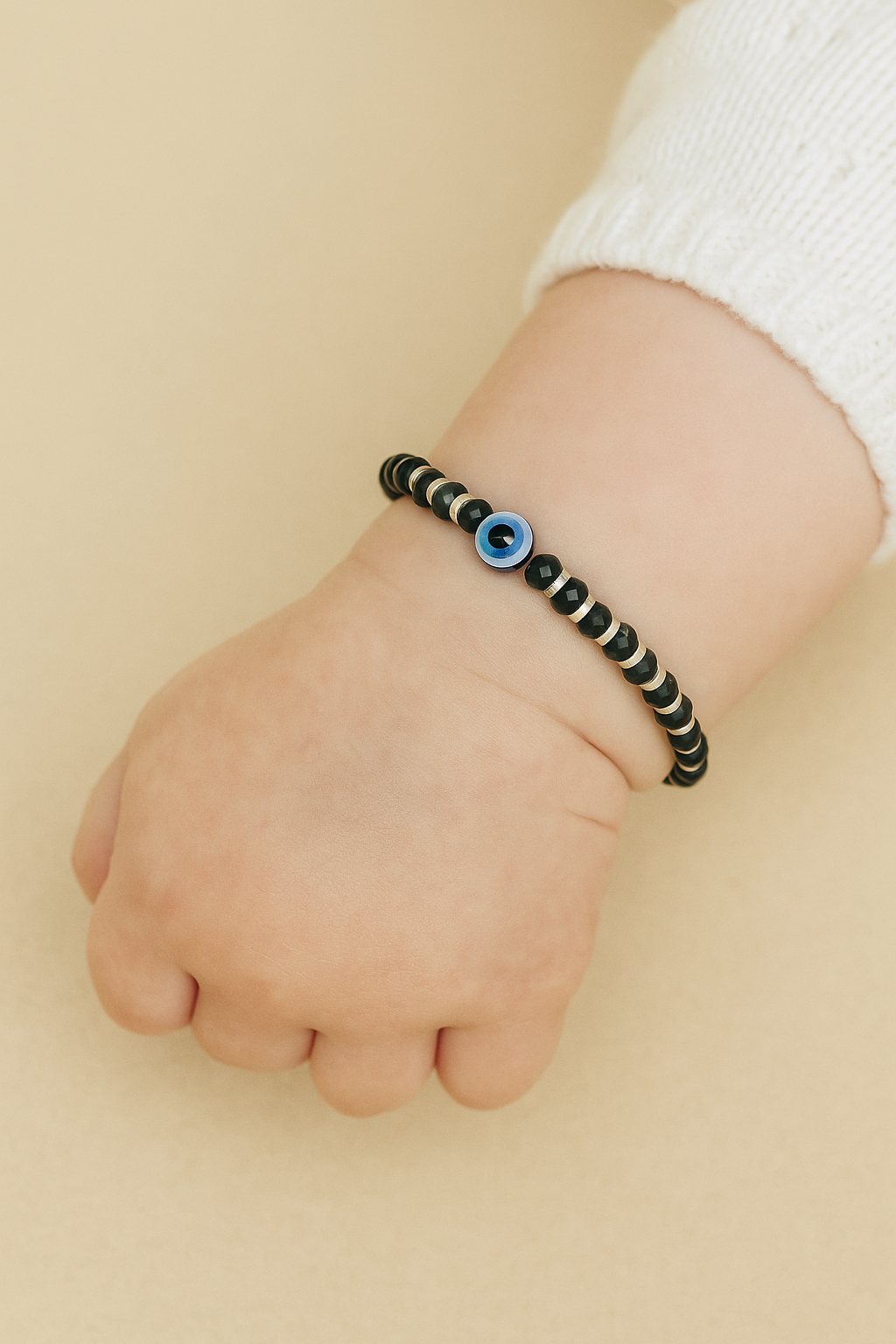 Silver Adjustable Evil Eye Nazariya Set