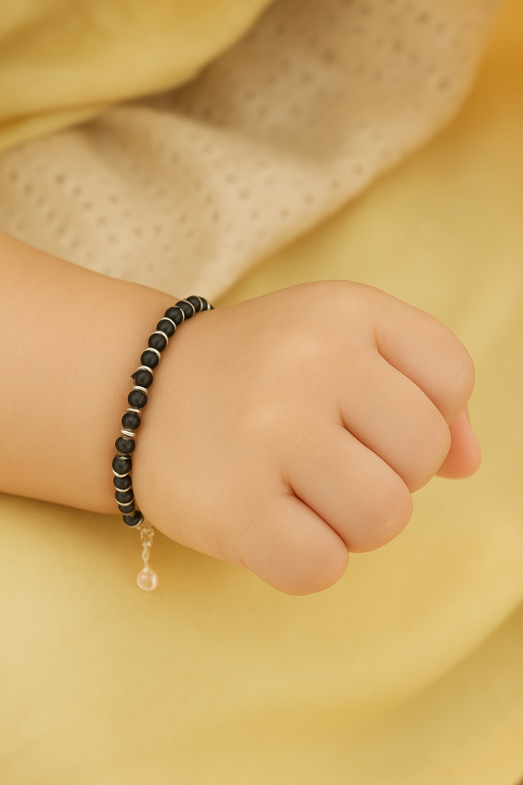 Silver Adjustable Baby Nazariya Set