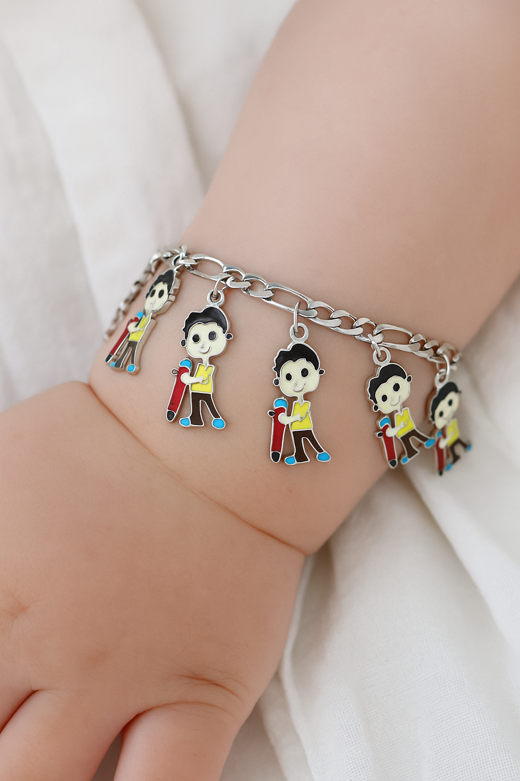 Silver Baby Boy Bracelet