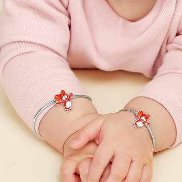 Silver Adjustable Jerry Baby Kada