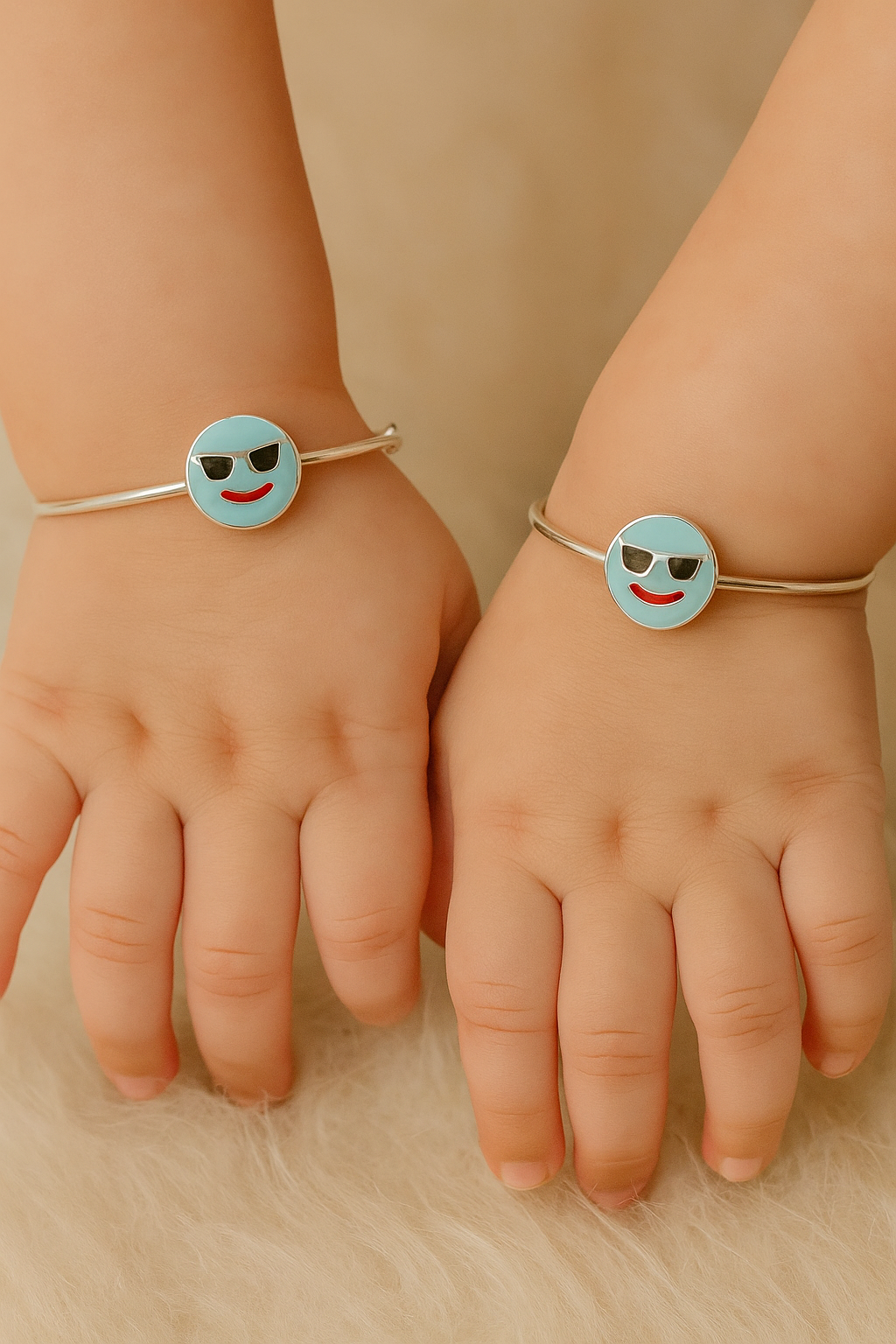 Silver Baby Joyful Kada Sets