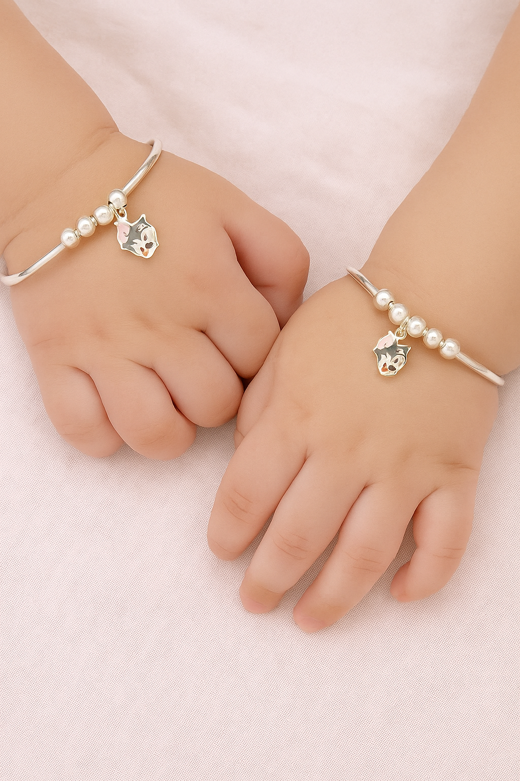 Silver Baby Adjustable Tom Kada Set