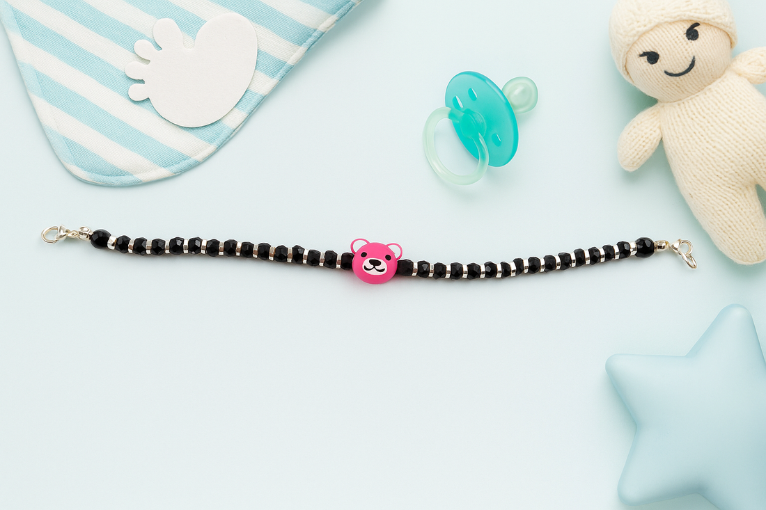 Pure Silver Teady Bear Bracelet