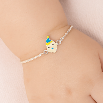 Silver Baby's Glow Bracelet