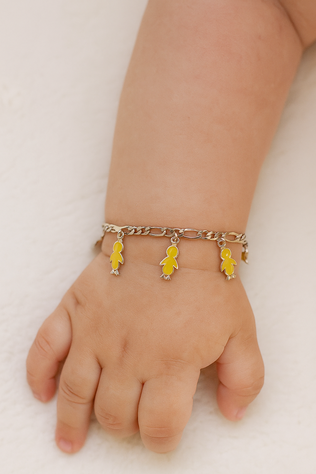 Silver Quack Charm Bracelet