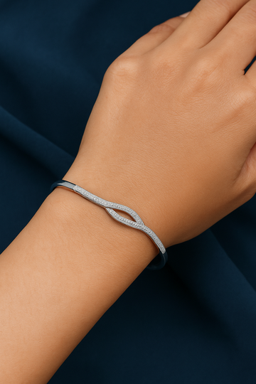 Silver Seraphic Shine Kada