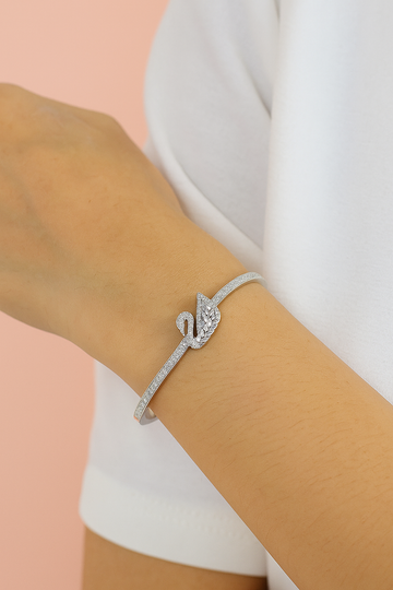 Silver Swarokshi Delightful Kada