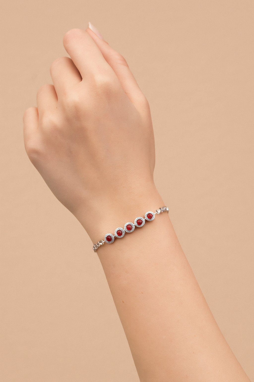 Silver Velvet Aura Bracelet