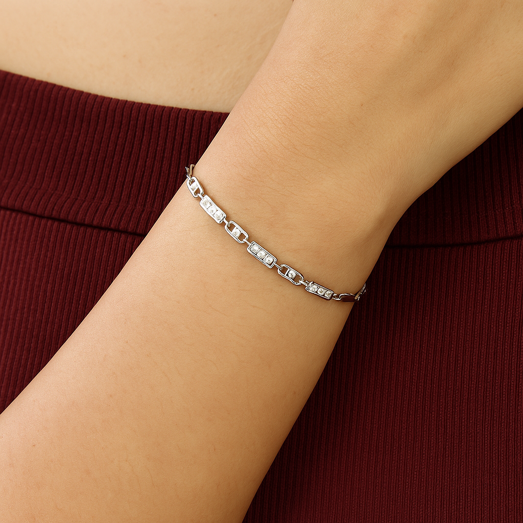 Silver Ethereal Elegance Bracelet