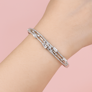 Silver Royal Bloom Kada