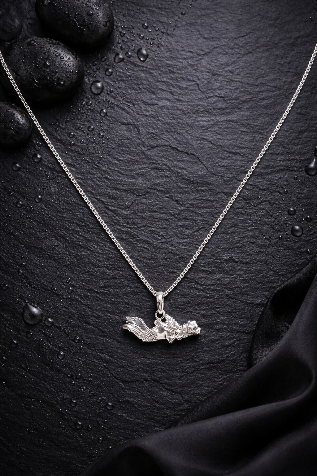 Divine Hanuman Ji Silver Pendant