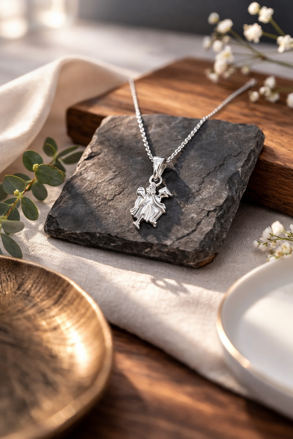 Veer Bajrang Bali Silver Pendant