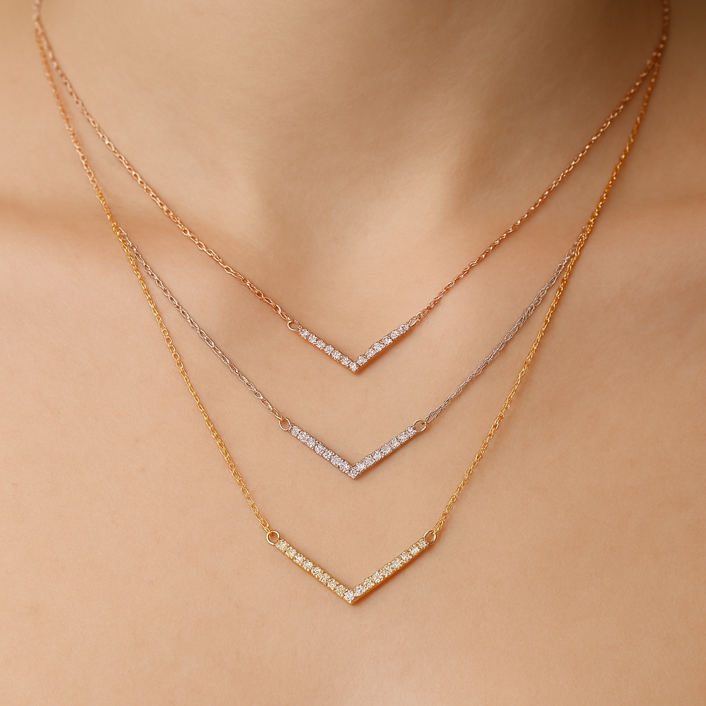 Silver Classic Threetone Neckwear