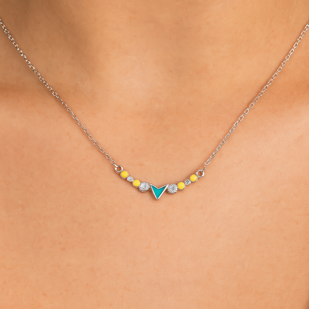 Silver Sweet Love Chain Pendant