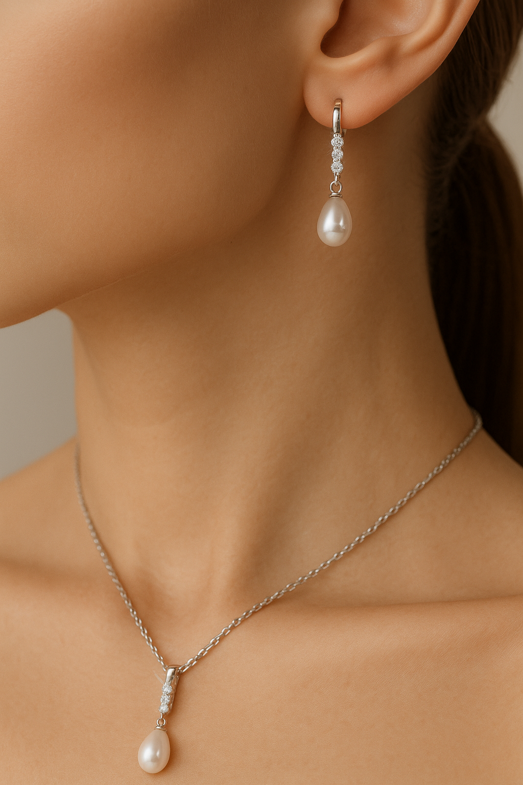 Silver Stellar Beauty Pearl Pendant