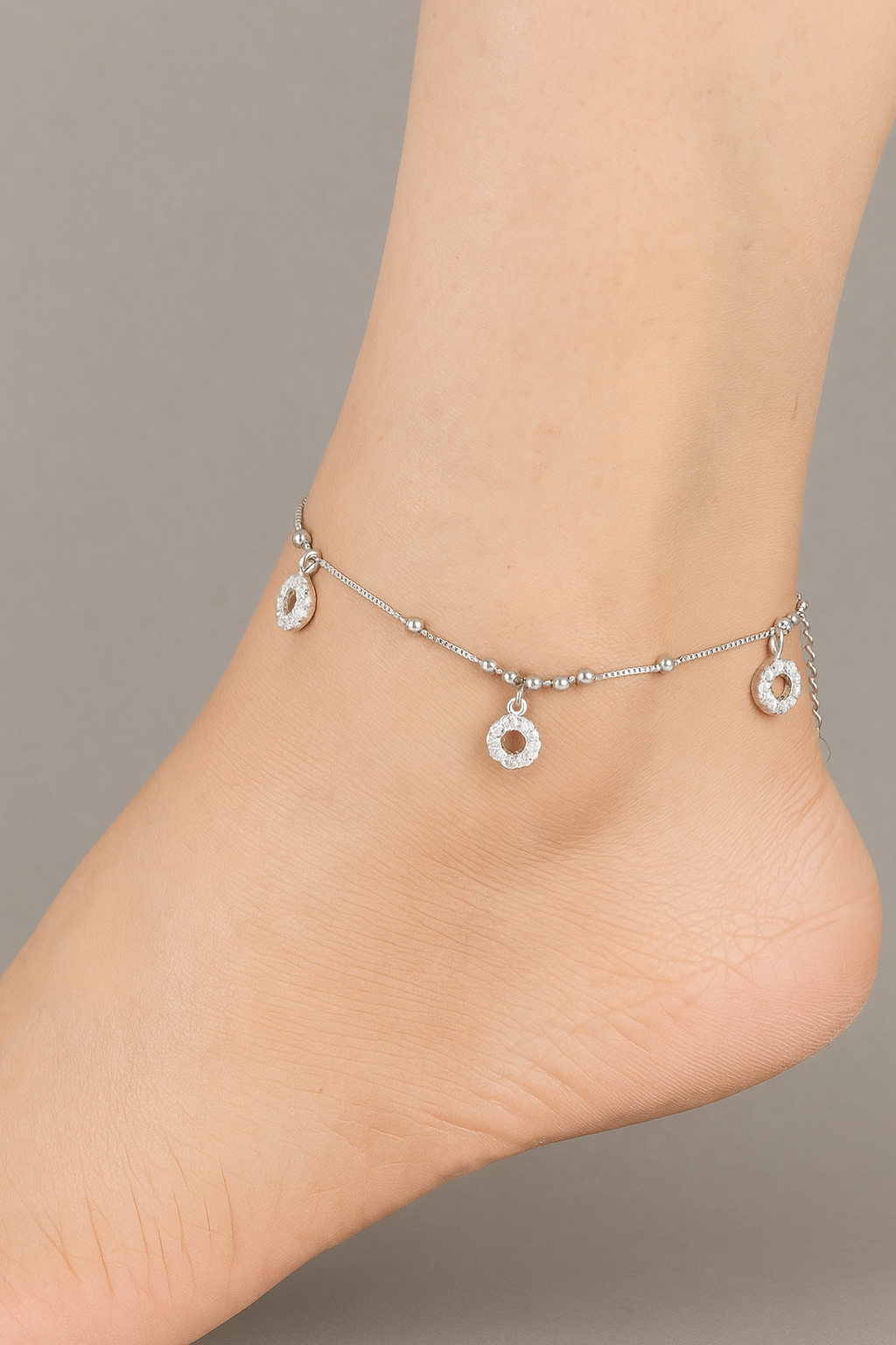 Silver Horizon Anklet
