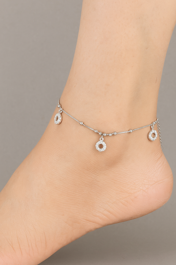 Silver Horizon Anklet
