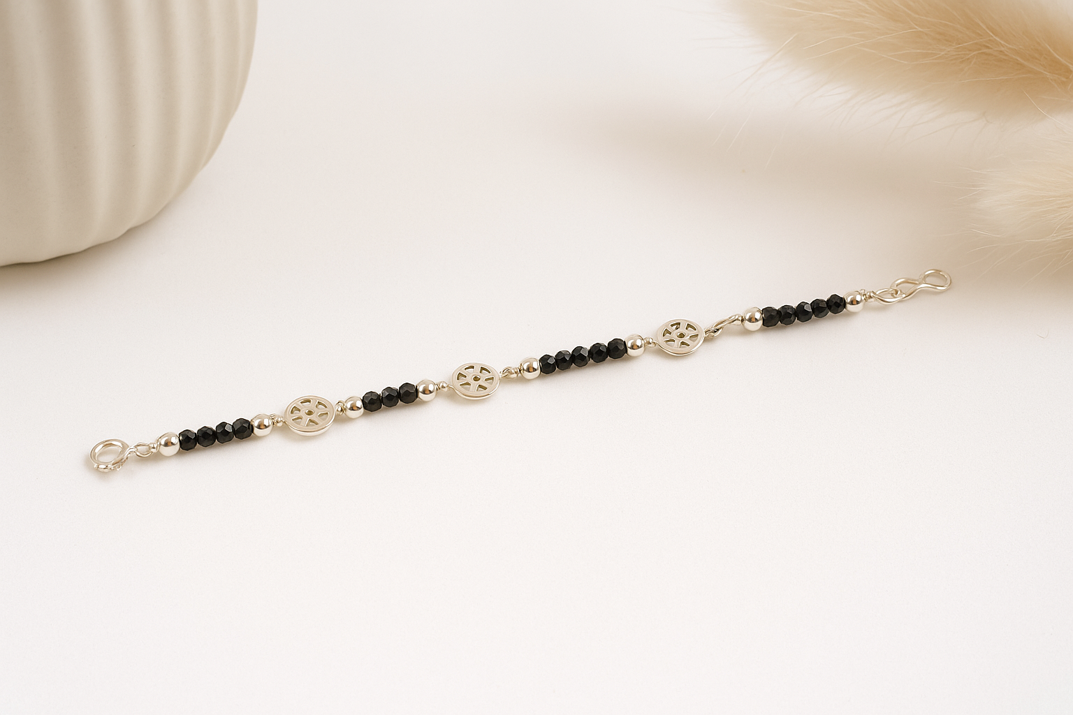 Pure Silver Nazariya Bracelet