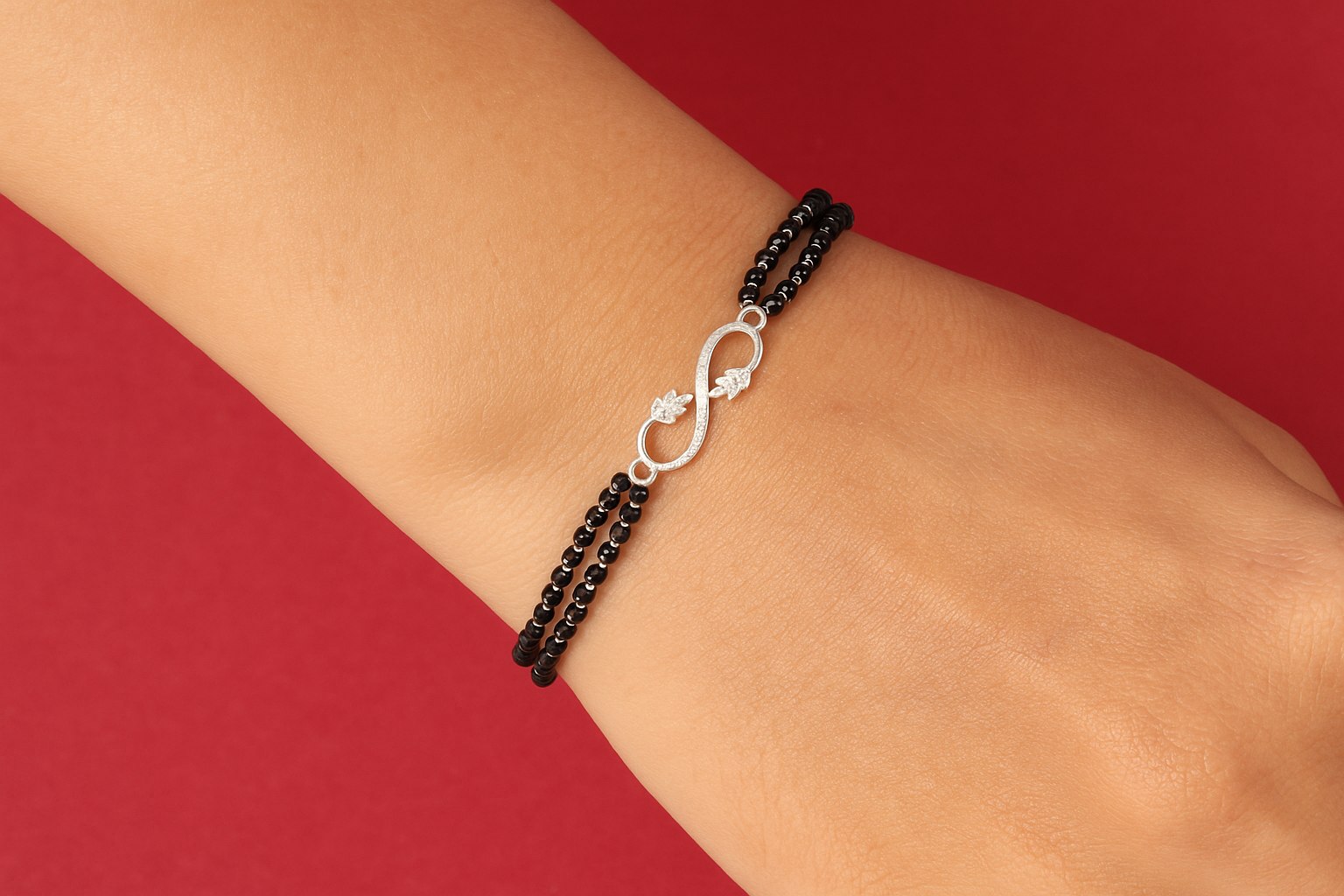 Silver Infinite Blessing Mangalsutra