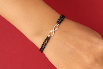 Silver Infinite Blessing Mangalsutra