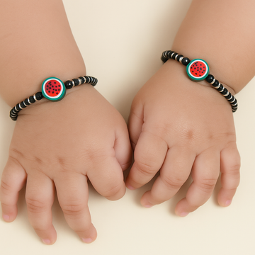 Silver Watermelon Nazariya Set