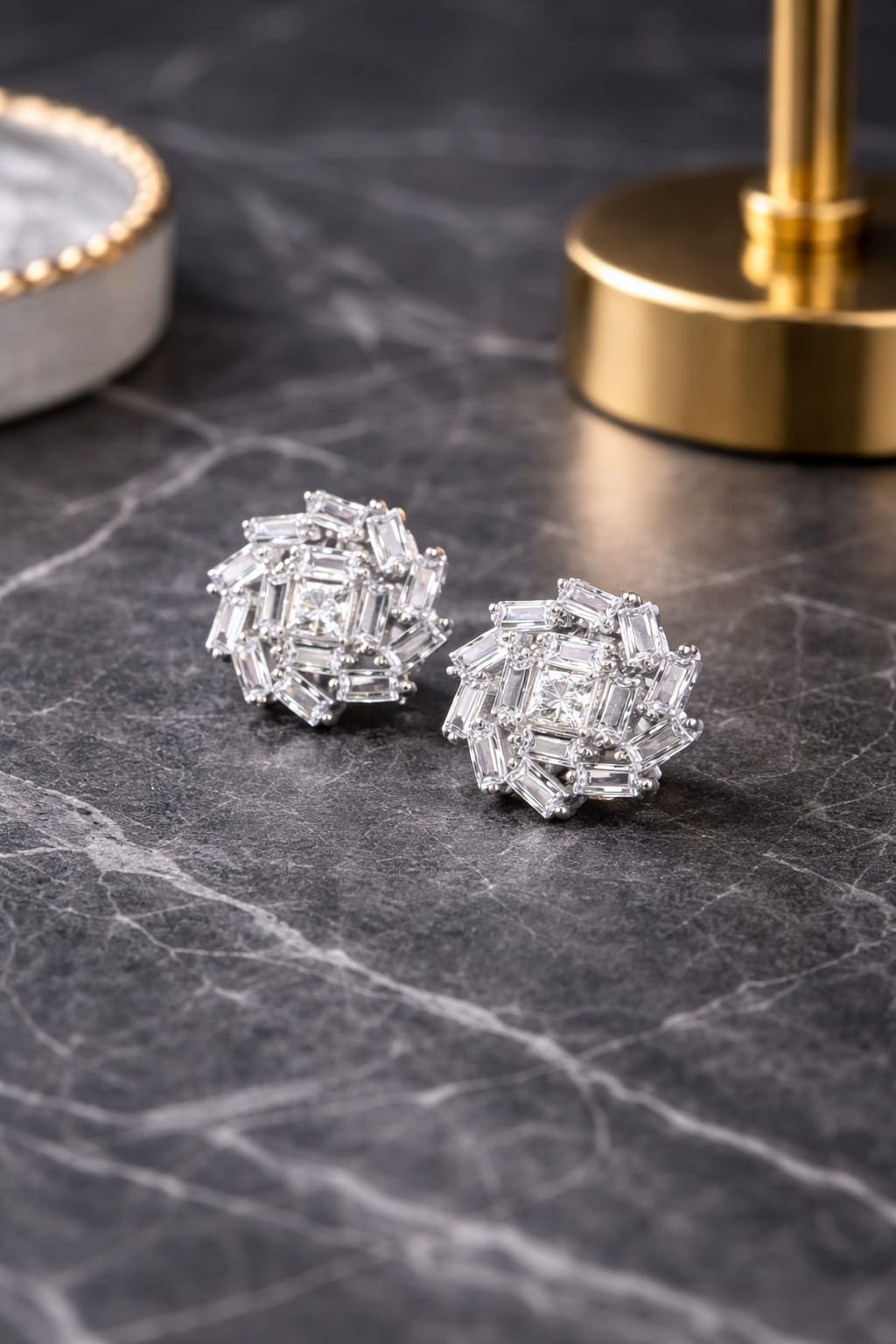 Crystal Cluster Royale Studs