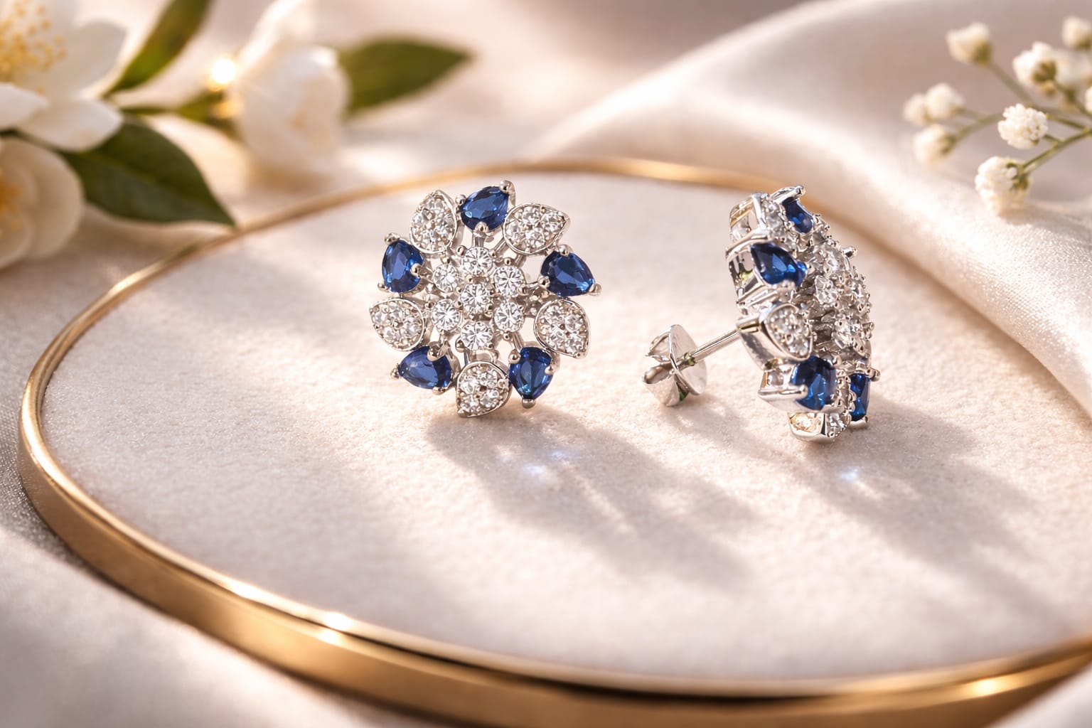Royal Aura Bloom Studs