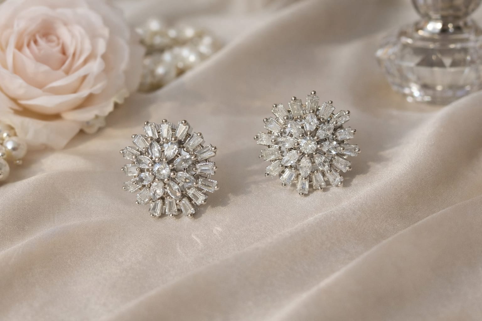Starlight Burst CZ Studs