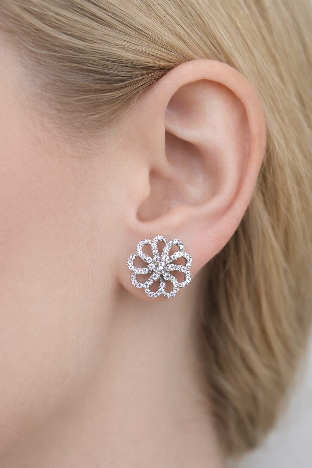 Luna Swirl Bloom Studs