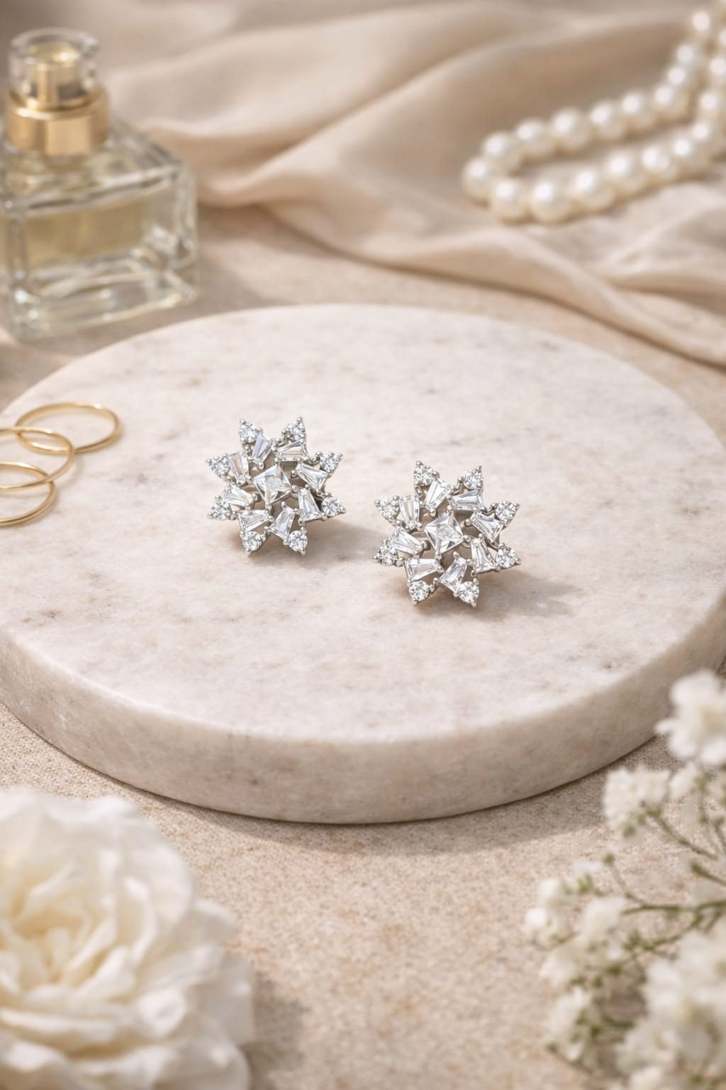 Starlight Crystal Bloom Studs