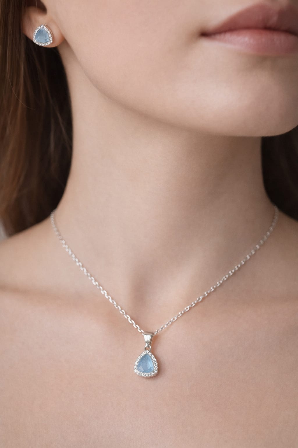 Sky Bloom Pendant Set
