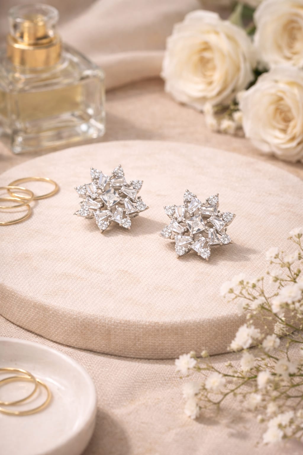 Starlight Crystal Bloom Studs