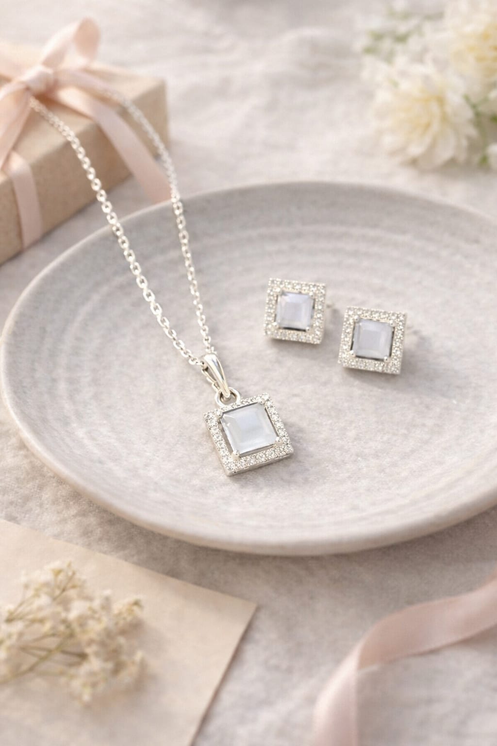 Crystal Square Grace Set
