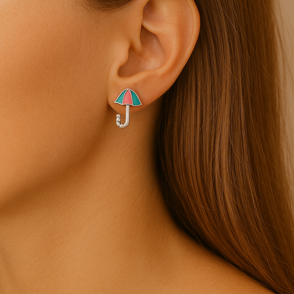 Silver Candy Umbrella Studs