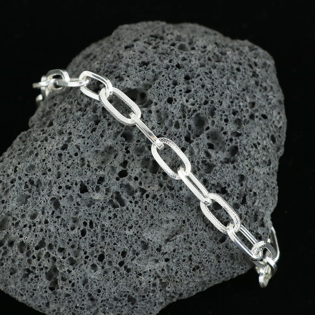 Silver Sterling Edge  Bracelet