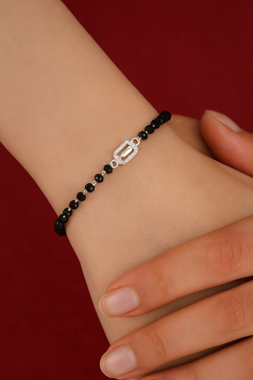 Silver Classic Mangalsutra Bracelet