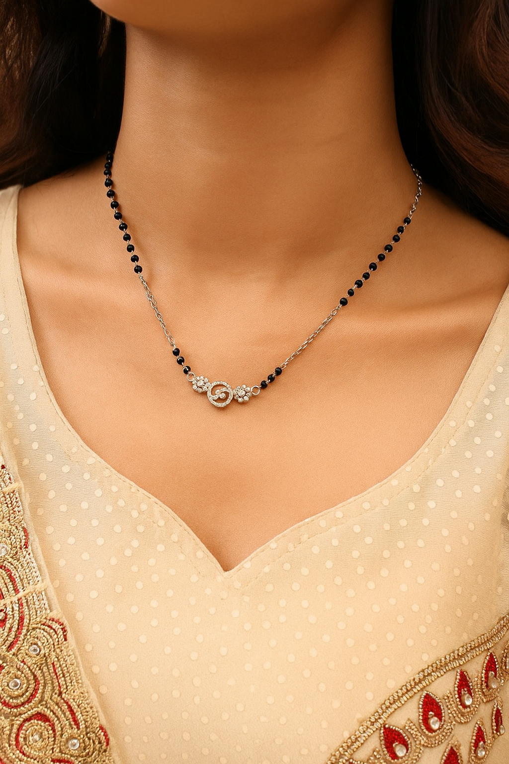 Silver Love Dreams Mangalsutra