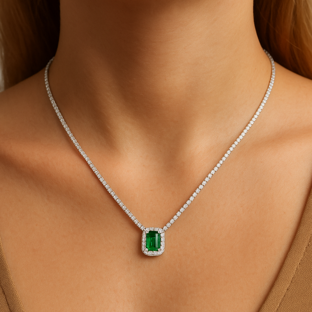 Silver Tennis Desire Necklace