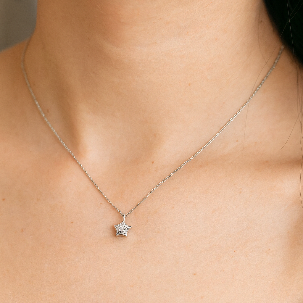 Silver Starry Embrance Pendant
